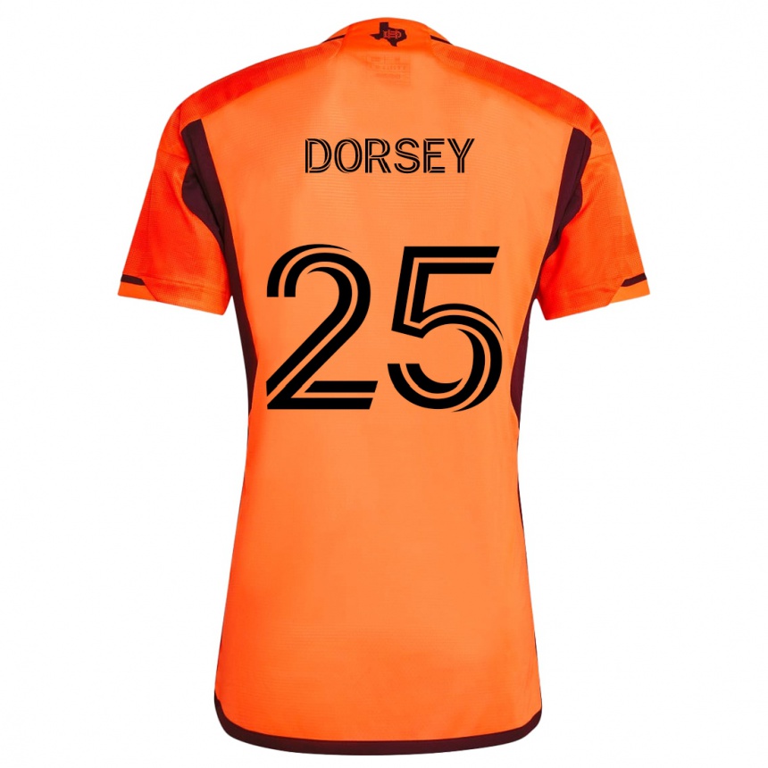 Niño Fútbol Camiseta Griffin Dorsey #25 Naranja Negro 1ª Equipación 2024/25 México