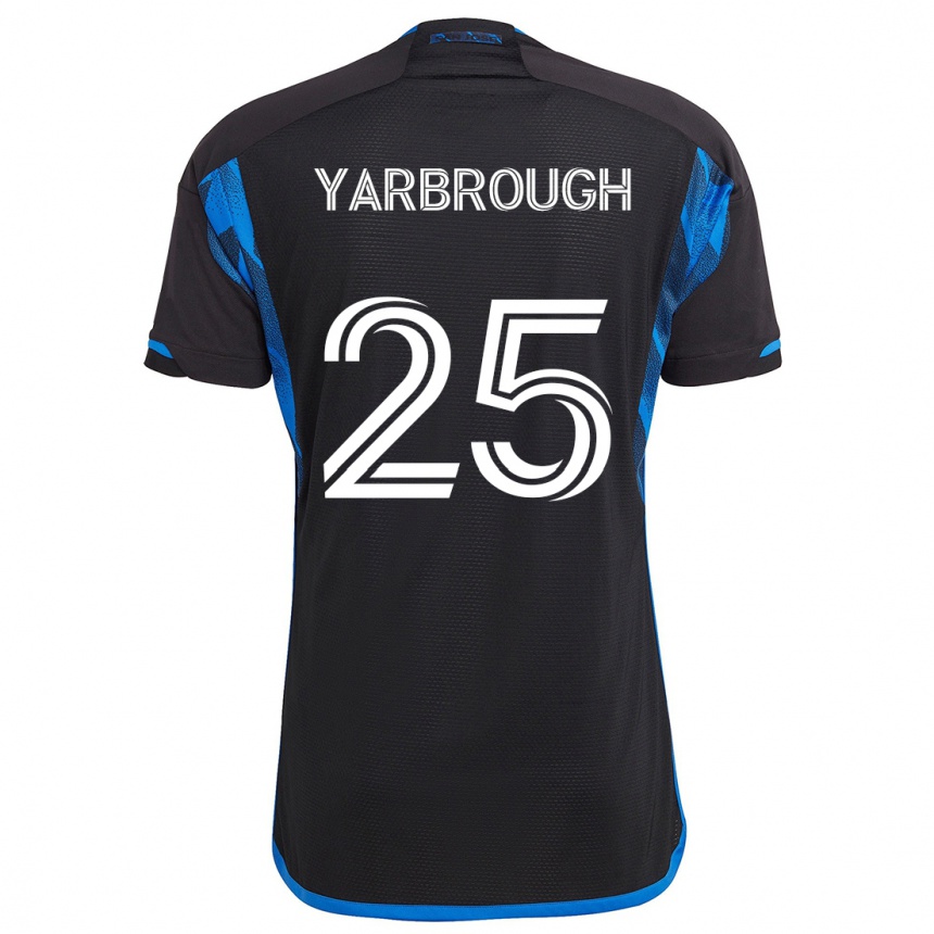 Niño Fútbol Camiseta William Yarbrough #25 Azul Negro 1ª Equipación 2024/25 México