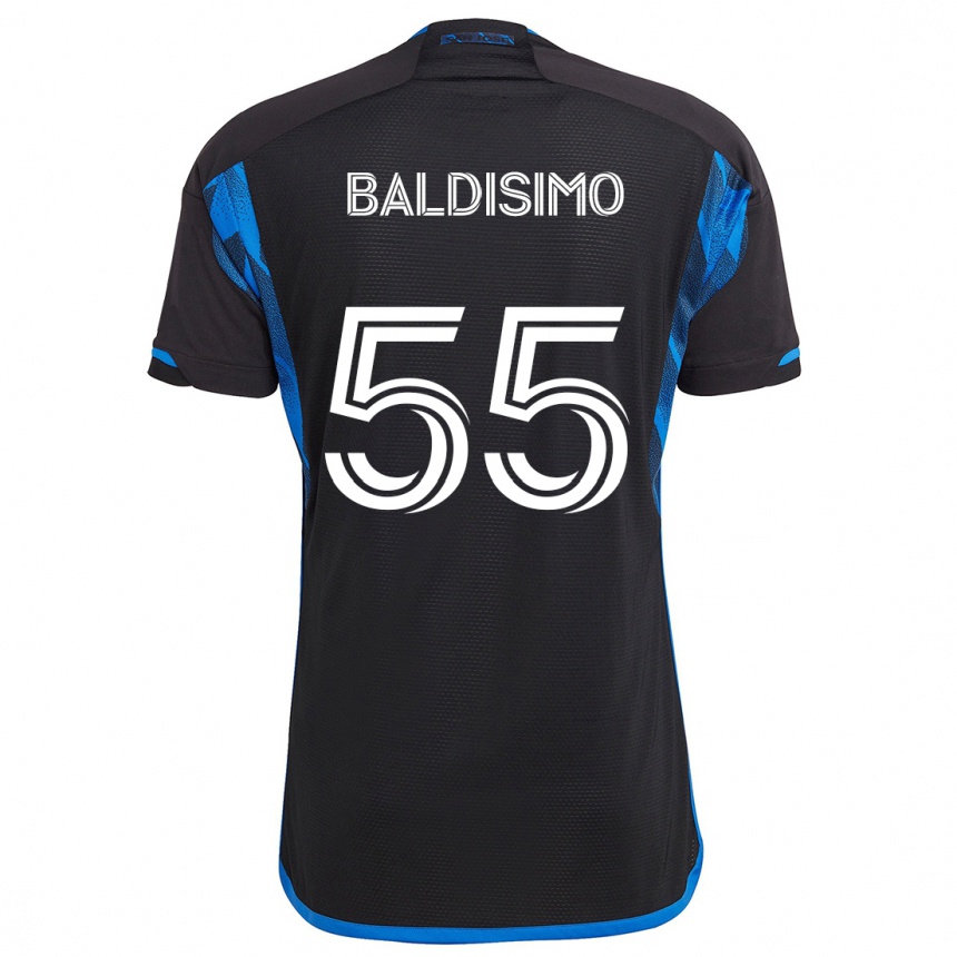 Niño Fútbol Camiseta Michael Baldisimo #55 Azul Negro 1ª Equipación 2024/25 México