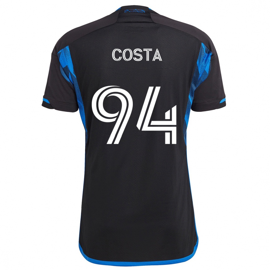 Niño Fútbol Camiseta Vítor Costa #94 Azul Negro 1ª Equipación 2024/25 México