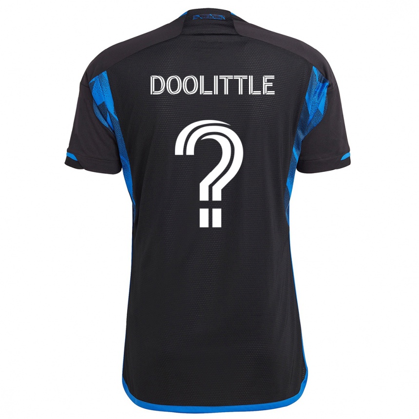 Niño Fútbol Camiseta Brooks Doolittle #0 Azul Negro 1ª Equipación 2024/25 México