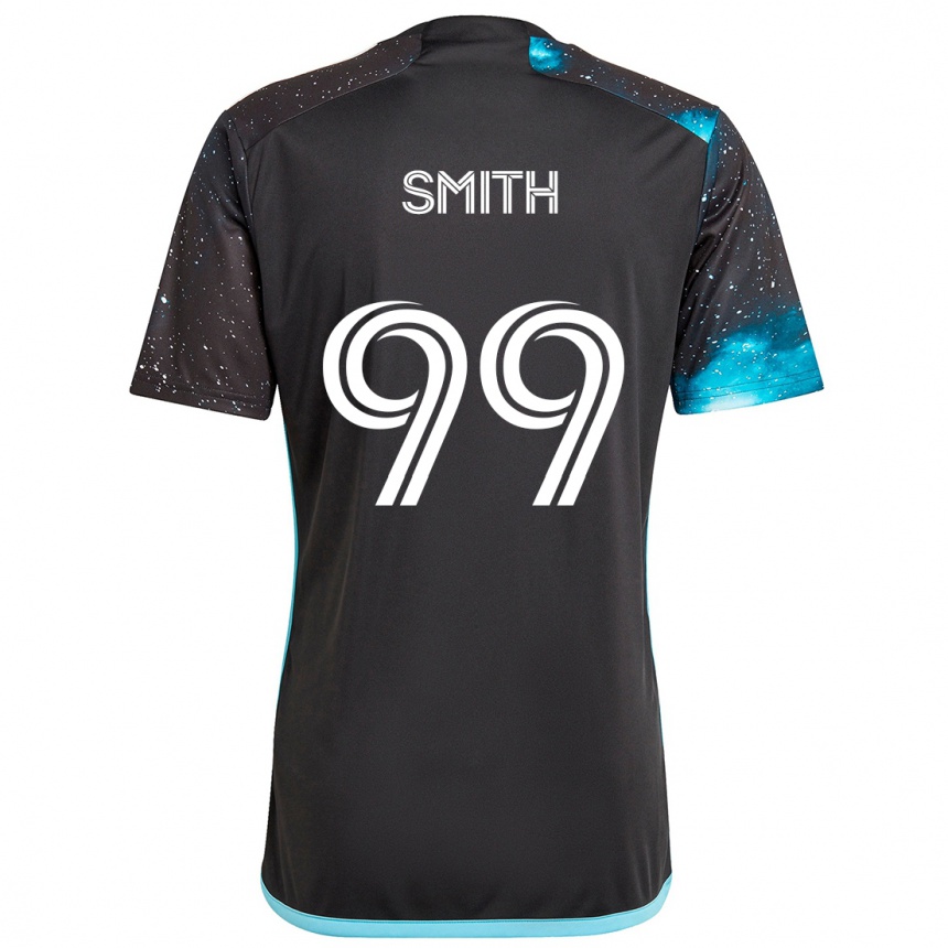 Niño Fútbol Camiseta Jordan Adebayo-Smith #99 Azul Negro 1ª Equipación 2024/25 México