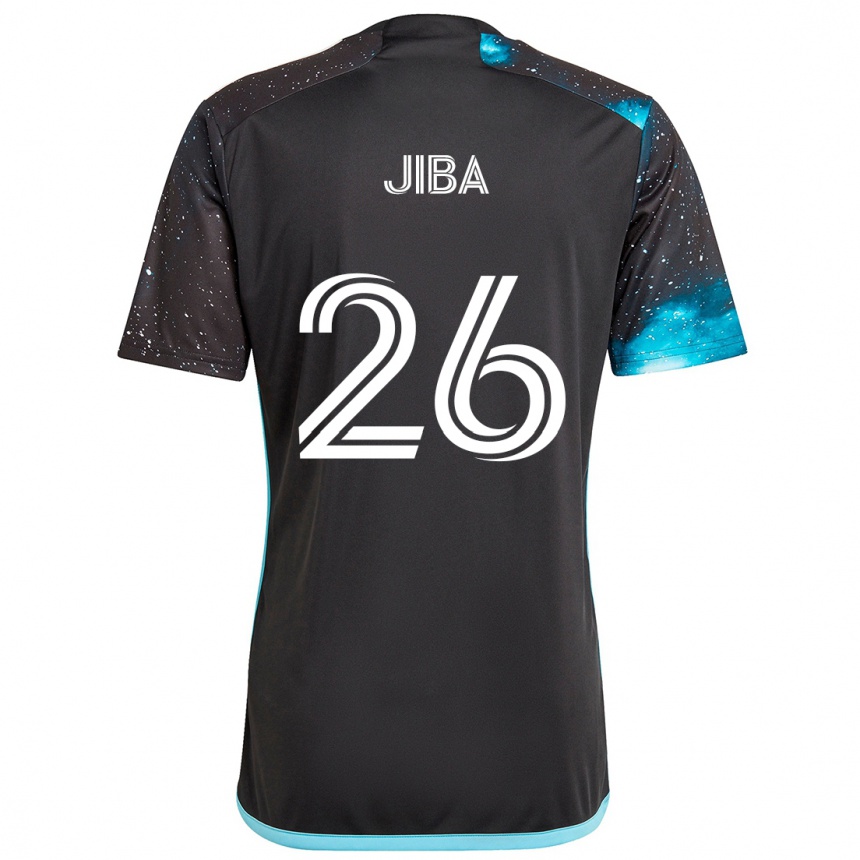 Niño Fútbol Camiseta Ryen Jiba #26 Azul Negro 1ª Equipación 2024/25 México