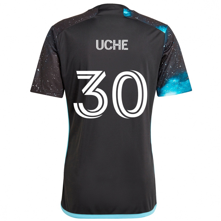 Niño Fútbol Camiseta Cc Uche #30 Azul Negro 1ª Equipación 2024/25 México