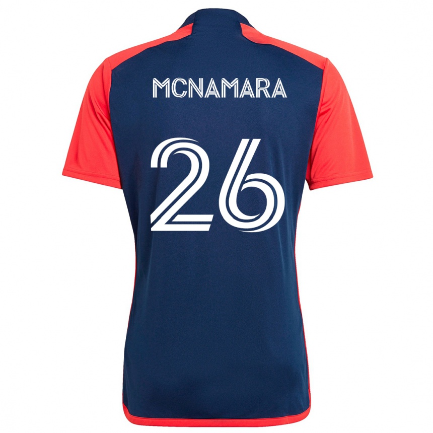 Niño Fútbol Camiseta Tommy Mcnamara #26 Azul Rojo 1ª Equipación 2024/25 México