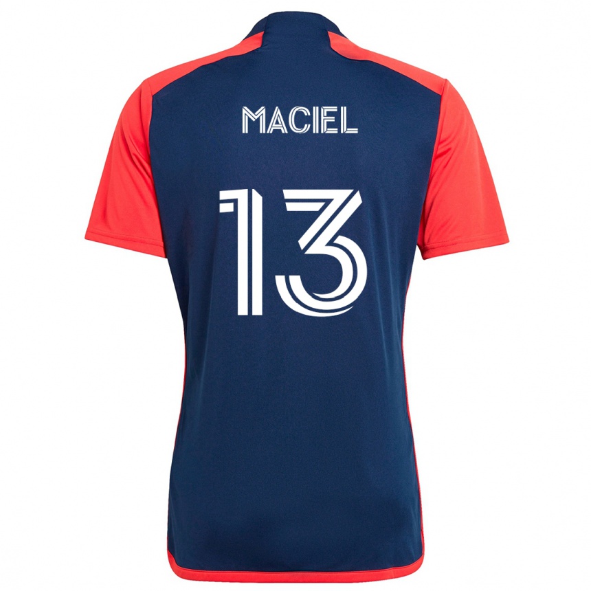 Niño Fútbol Camiseta Maciel #13 Azul Rojo 1ª Equipación 2024/25 México