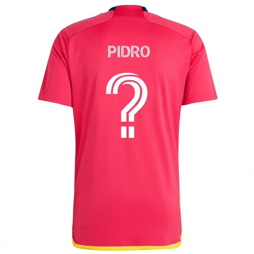 Niño Fútbol Camiseta Selmir Pidro #0 Rojo Azul 1ª Equipación 2024/25 México