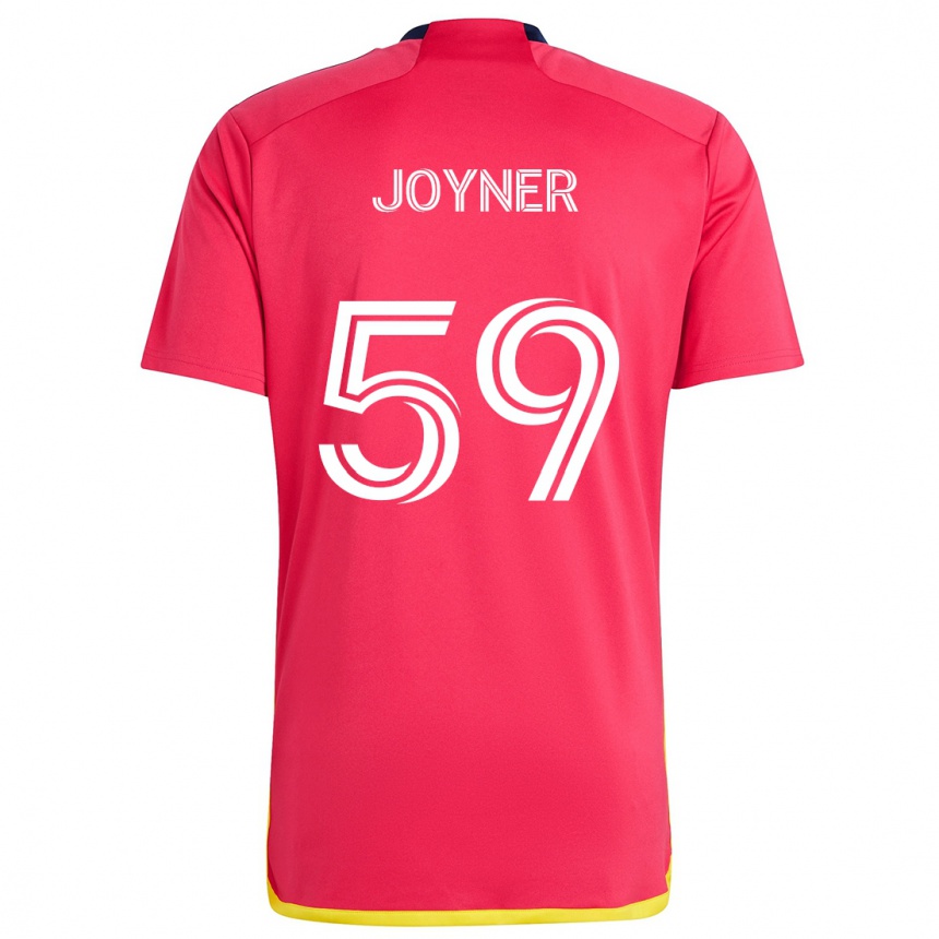 Niño Fútbol Camiseta Mykhi Joyner #59 Rojo Azul 1ª Equipación 2024/25 México