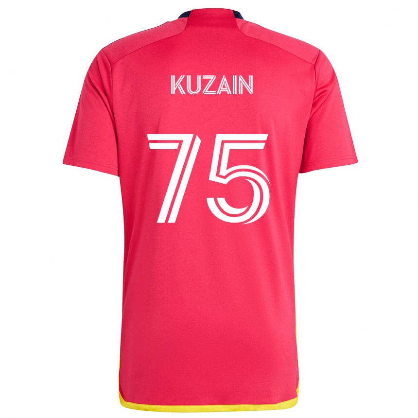 Niño Fútbol Camiseta Wan Kuzain #75 Rojo Azul 1ª Equipación 2024/25 México