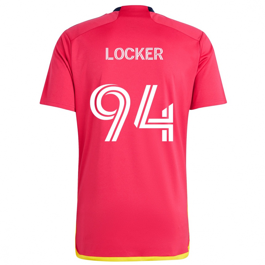 Niño Fútbol Camiseta Carson Locker #94 Rojo Azul 1ª Equipación 2024/25 México