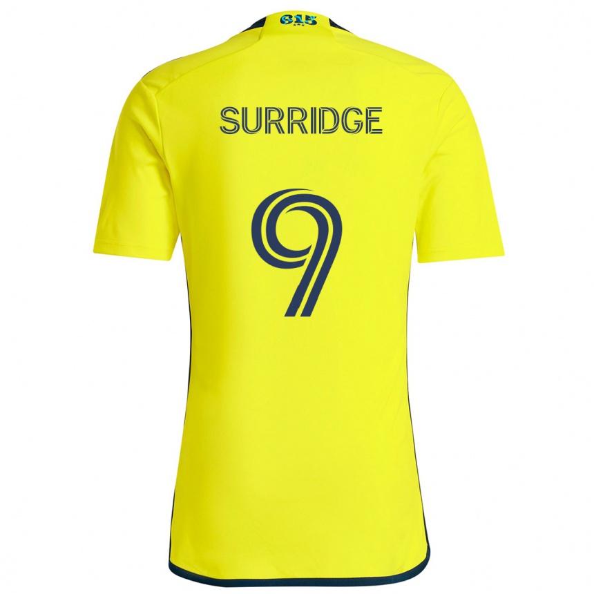 Niño Fútbol Camiseta Sam Surridge #9 Amarillo Azul 1ª Equipación 2024/25 México