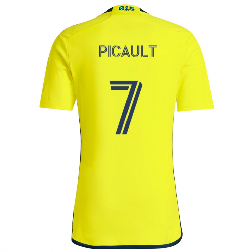 Niño Fútbol Camiseta Fafà Picault #7 Amarillo Azul 1ª Equipación 2024/25 México