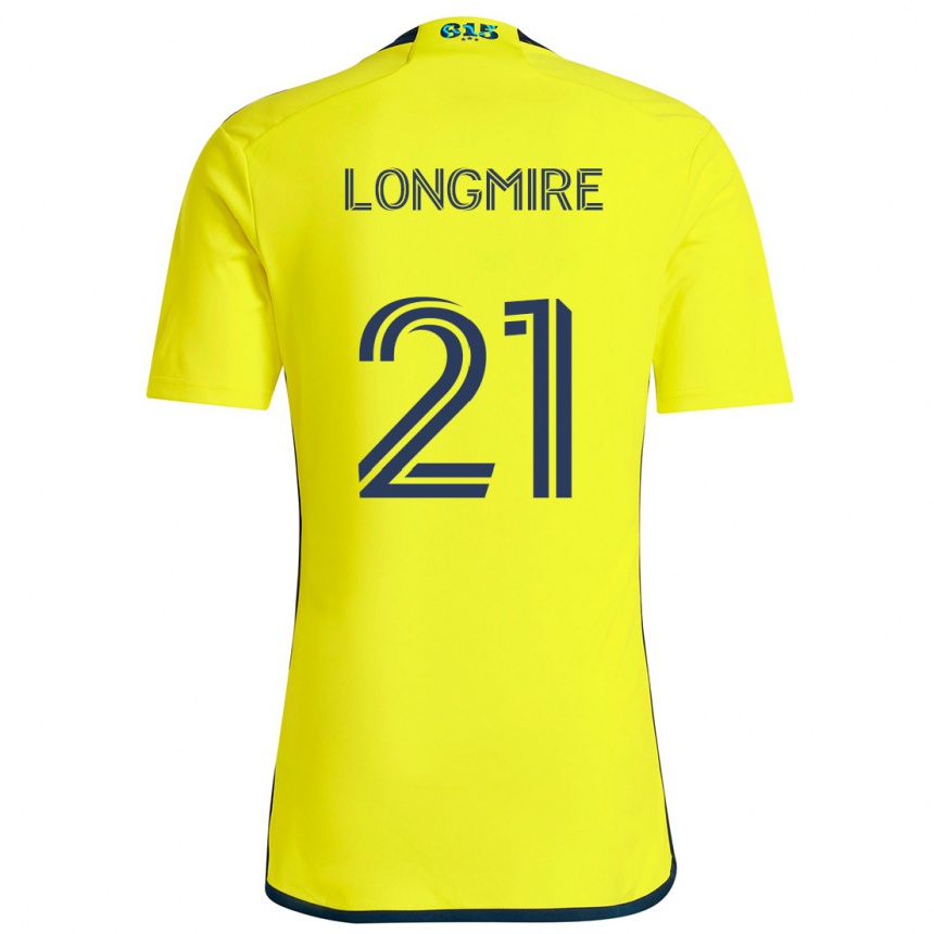 Niño Fútbol Camiseta Ahmed Longmire #21 Amarillo Azul 1ª Equipación 2024/25 México