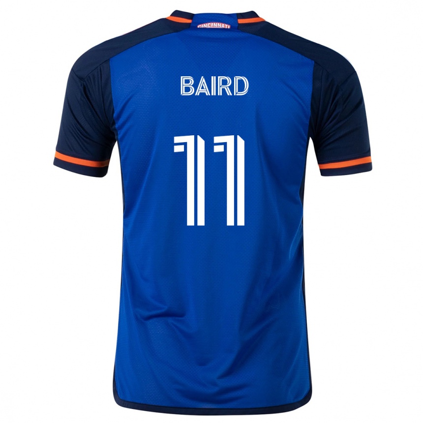 Niño Fútbol Camiseta Corey Baird #11 Azul Blanco 1ª Equipación 2024/25 México