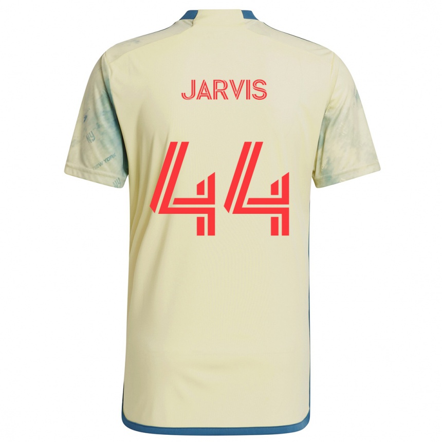 Niño Fútbol Camiseta Aiden Jarvis #44 Amarillo Rojo Azul 1ª Equipación 2024/25 México