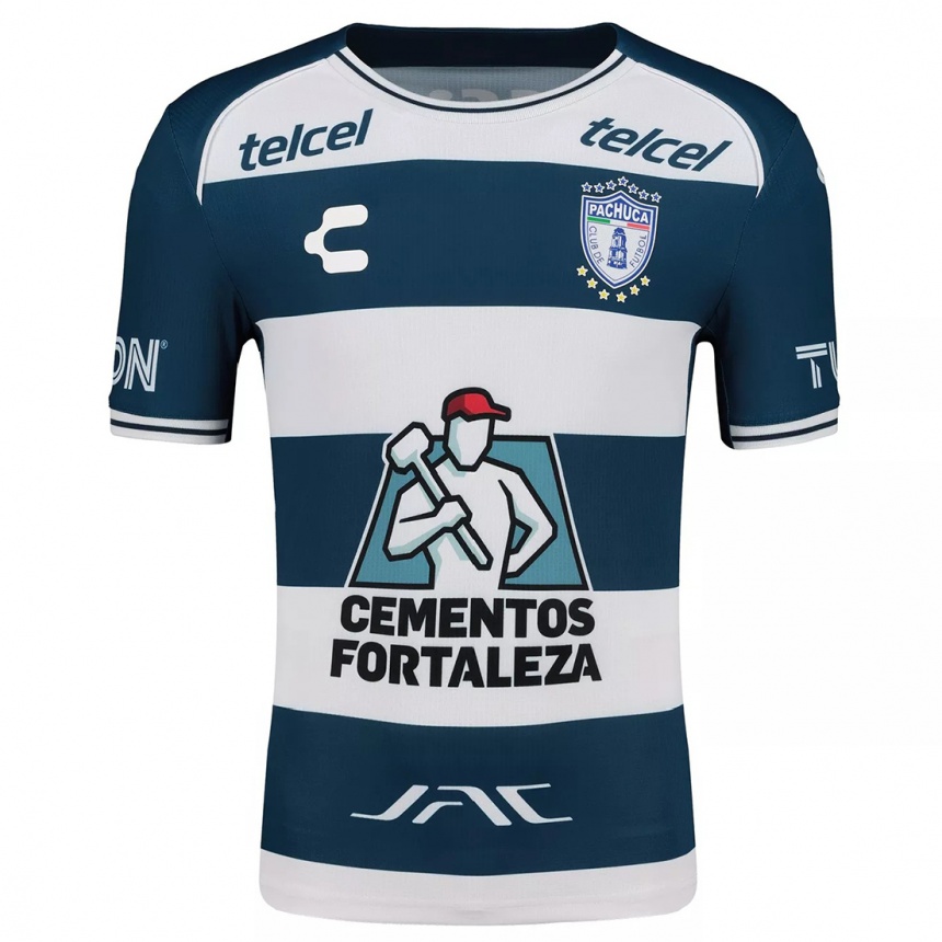 Niño Fútbol Camiseta José Eulogio #31 Azul Blanco 1ª Equipación 2024/25 México