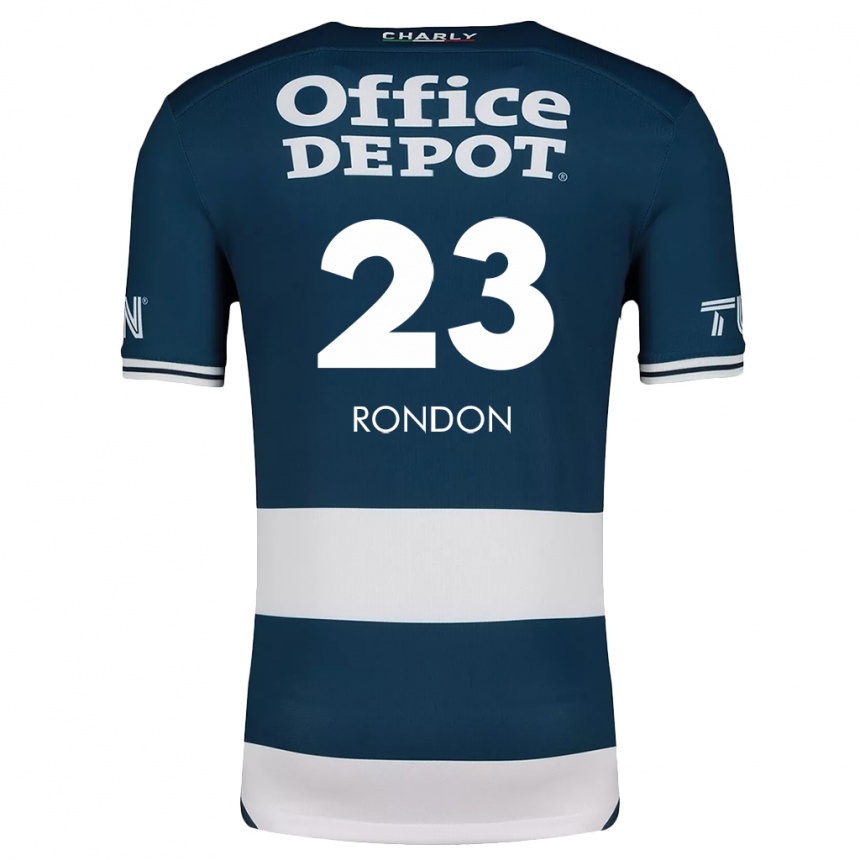 Niño Fútbol Camiseta Salomón Rondón #23 Azul Blanco 1ª Equipación 2024/25 México