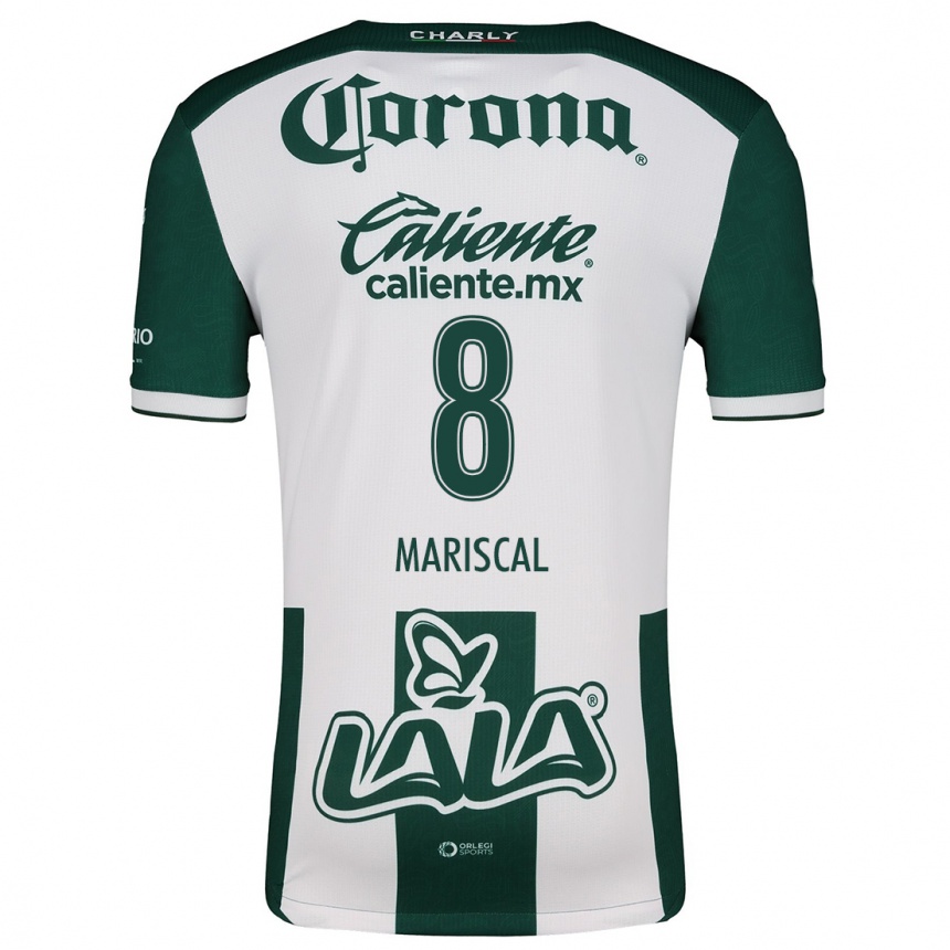 Niño Fútbol Camiseta Salvador Mariscal #8 Verde Blanco 1ª Equipación 2024/25 México