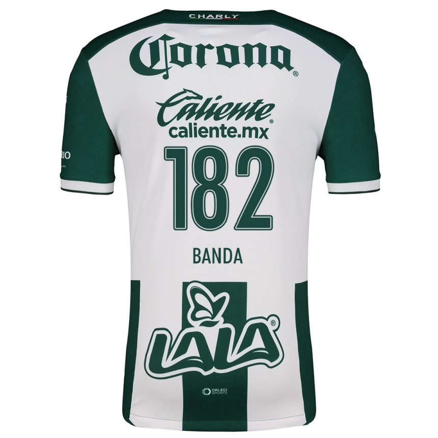 Niño Fútbol Camiseta Iker Banda #182 Verde Blanco 1ª Equipación 2024/25 México