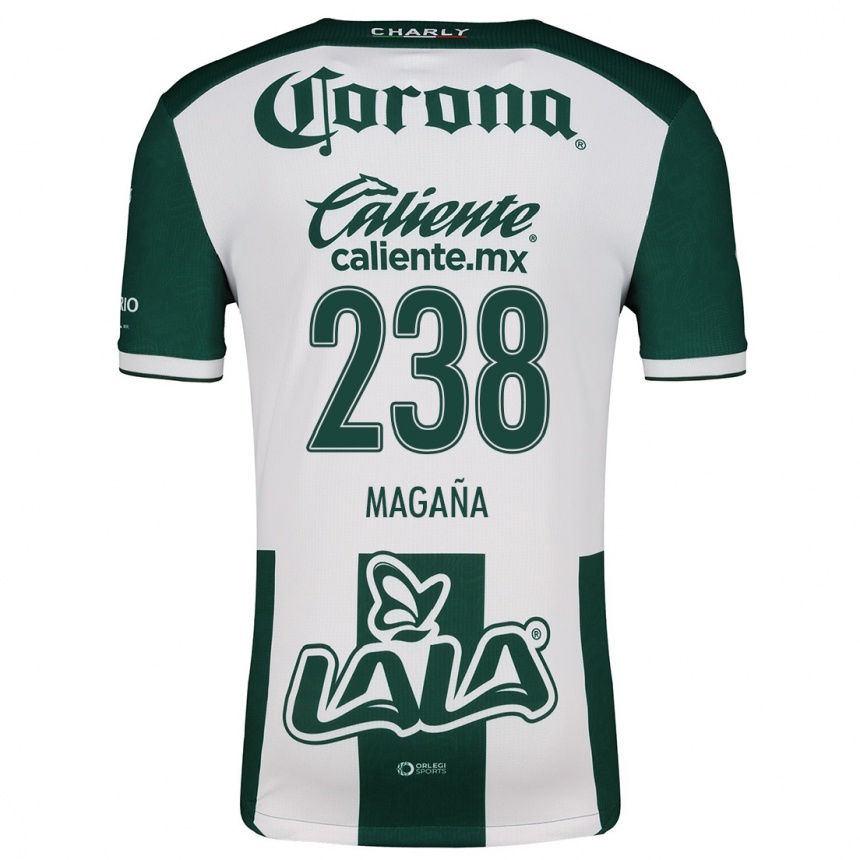 Niño Fútbol Camiseta Emilio Magaña #238 Verde Blanco 1ª Equipación 2024/25 México