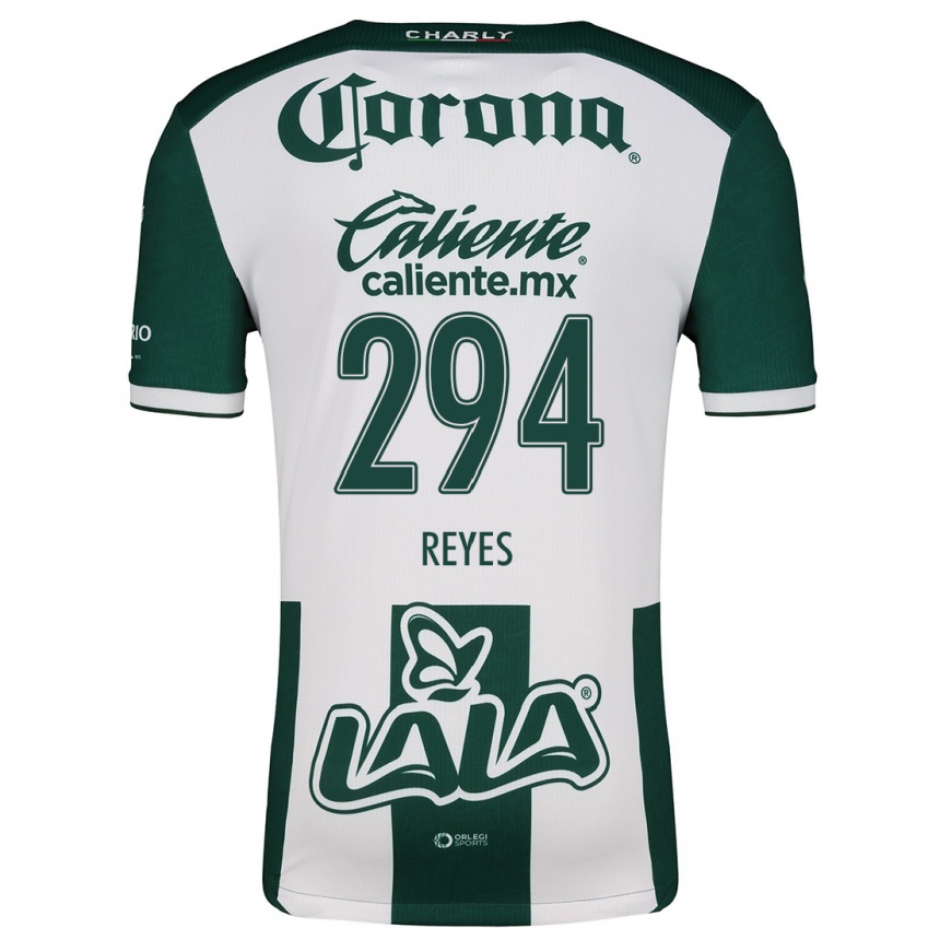 Niño Fútbol Camiseta Máximo Reyes #294 Verde Blanco 1ª Equipación 2024/25 México