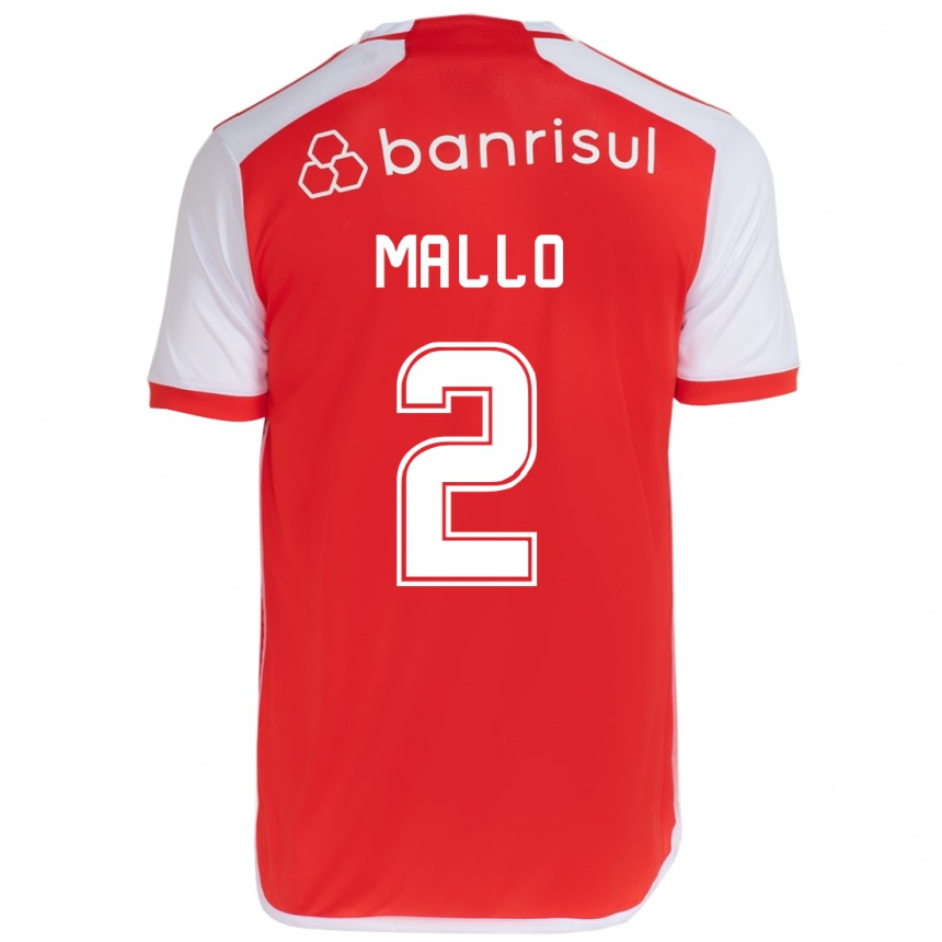 Niño Fútbol Camiseta Hugo Mallo #2 Rojo Blanco 1ª Equipación 2024/25 México