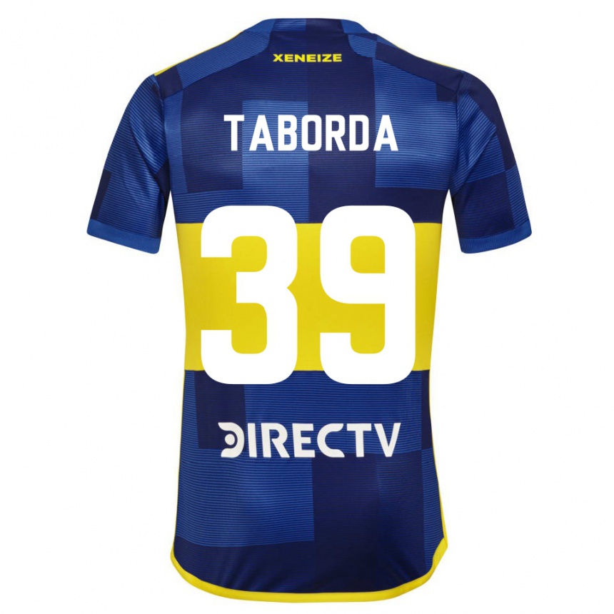 Niño Fútbol Camiseta Vicente Taborda #39 Azul Amarillo 1ª Equipación 2024/25 México