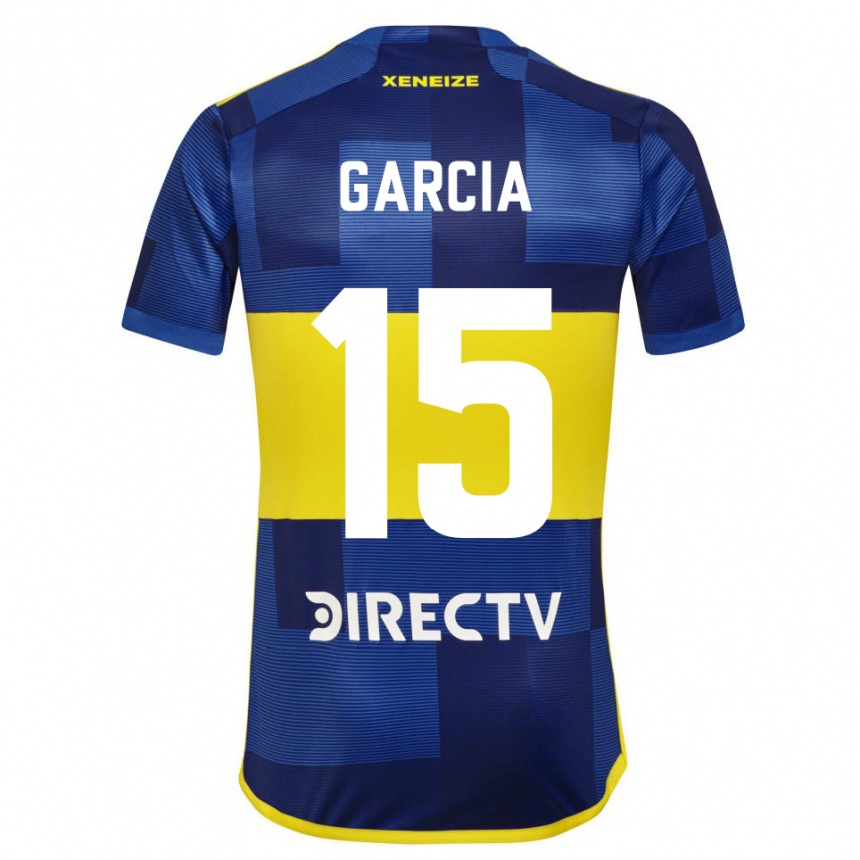 Niño Fútbol Camiseta Ramiro Garcia #15 Azul Amarillo 1ª Equipación 2024/25 México