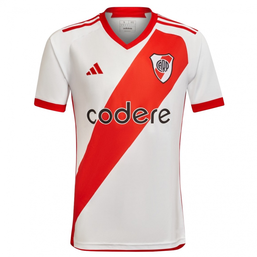 Niño Fútbol Camiseta Augusto Batalla #0 Blanco Rojo 1ª Equipación 2024/25 México