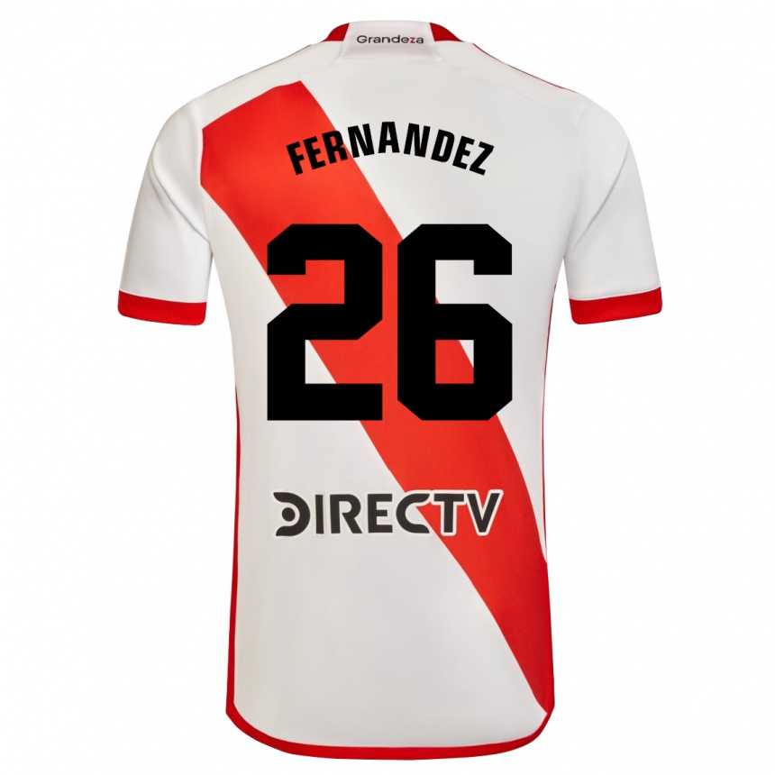 Niño Fútbol Camiseta Nacho Fernández #26 Blanco Rojo 1ª Equipación 2024/25 México