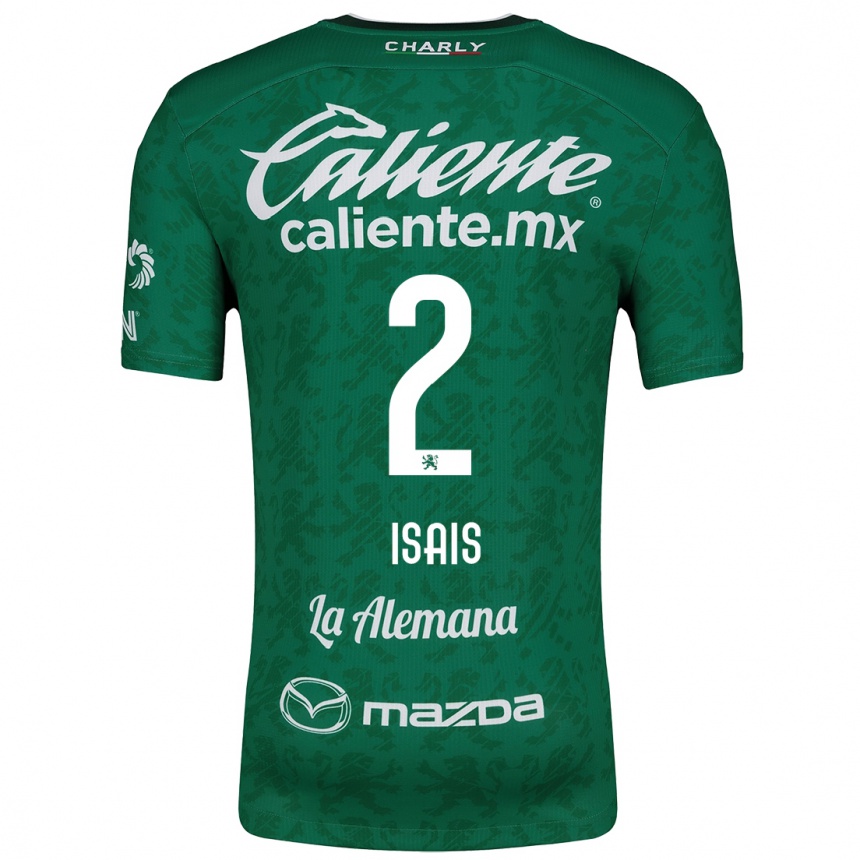 Niño Fútbol Camiseta Mauricio Isaís #2 Verde Blanco 1ª Equipación 2024/25 México