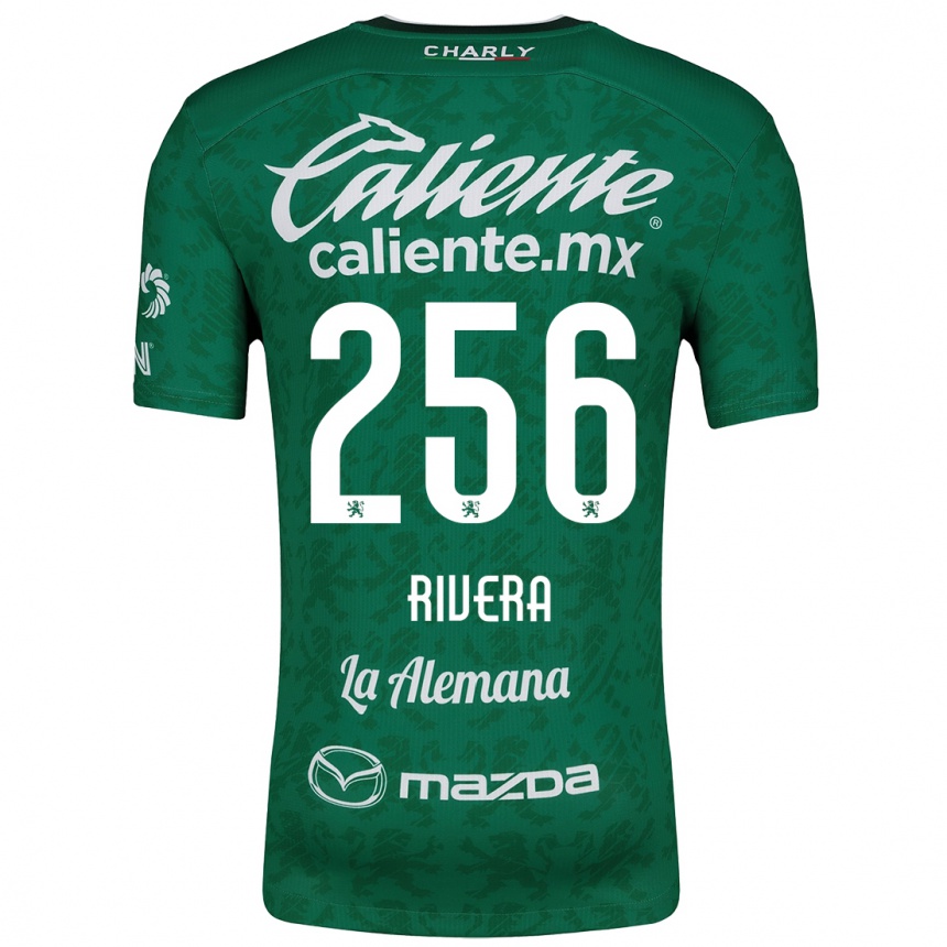 Niño Fútbol Camiseta Fernando Rivera #256 Verde Blanco 1ª Equipación 2024/25 México