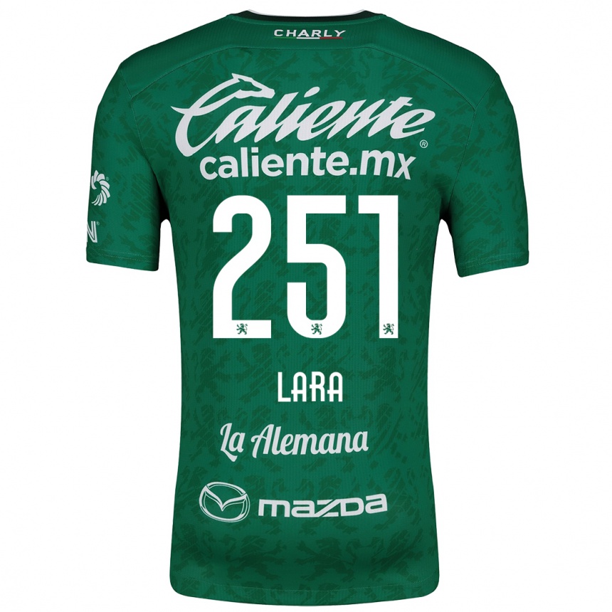 Niño Fútbol Camiseta Tristán Lara #251 Verde Blanco 1ª Equipación 2024/25 México