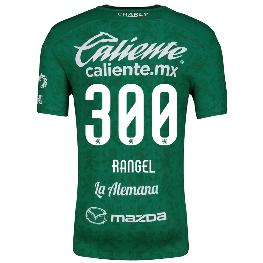 Niño Fútbol Camiseta Luis Rangel #300 Verde Blanco 1ª Equipación 2024/25 México