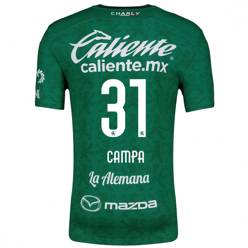 Niño Fútbol Camiseta Marlyn Campa #31 Verde Blanco 1ª Equipación 2024/25 México