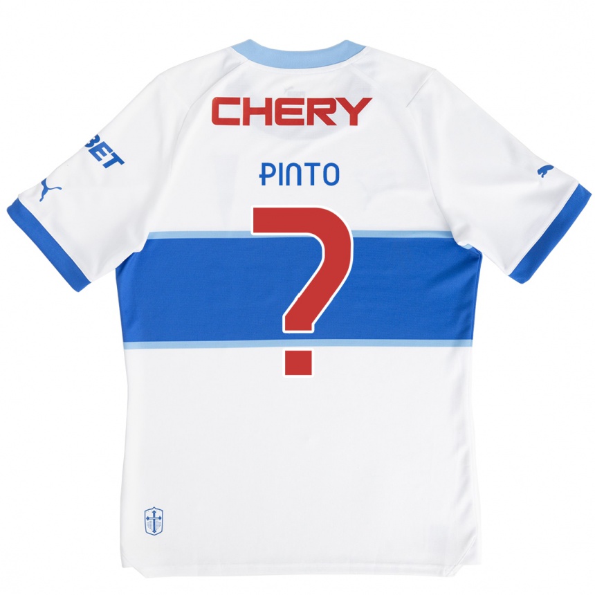 Niño Fútbol Camiseta Pablo Pinto #0 Blanco Azul 1ª Equipación 2024/25 México