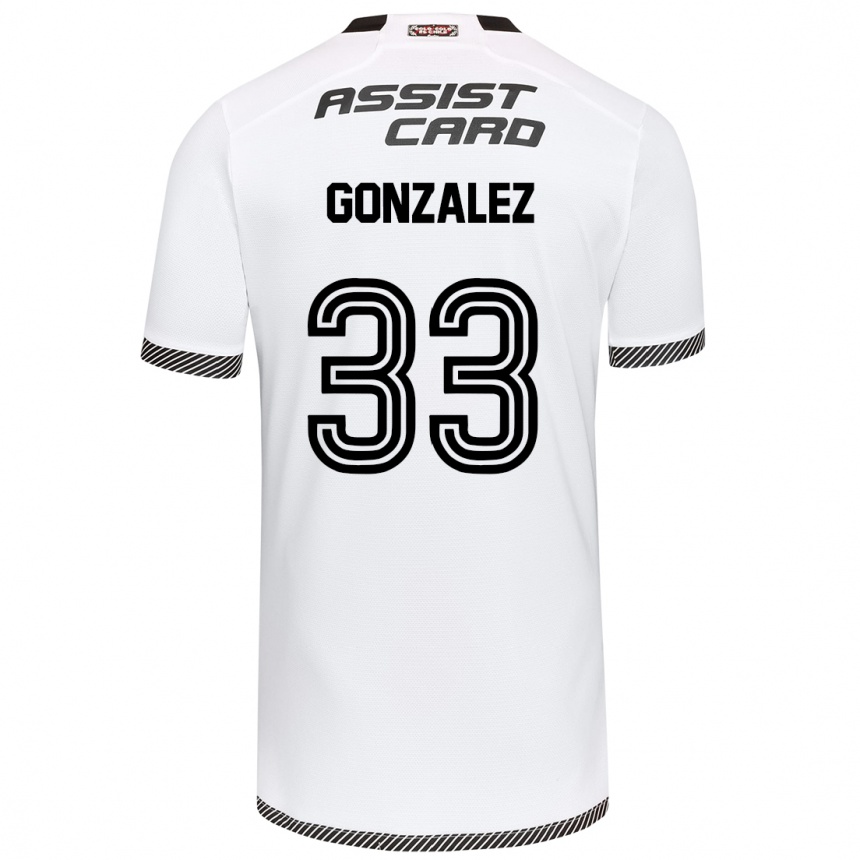 Niño Fútbol Camiseta Ramiro González #33 Blanco Negro 1ª Equipación 2024/25 México