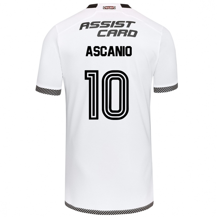 Niño Fútbol Camiseta Yusmery Ascanio #10 Blanco Negro 1ª Equipación 2024/25 México