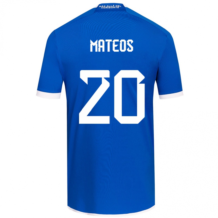 Niño Fútbol Camiseta Federico Mateos #20 Azul Blanco 1ª Equipación 2024/25 México