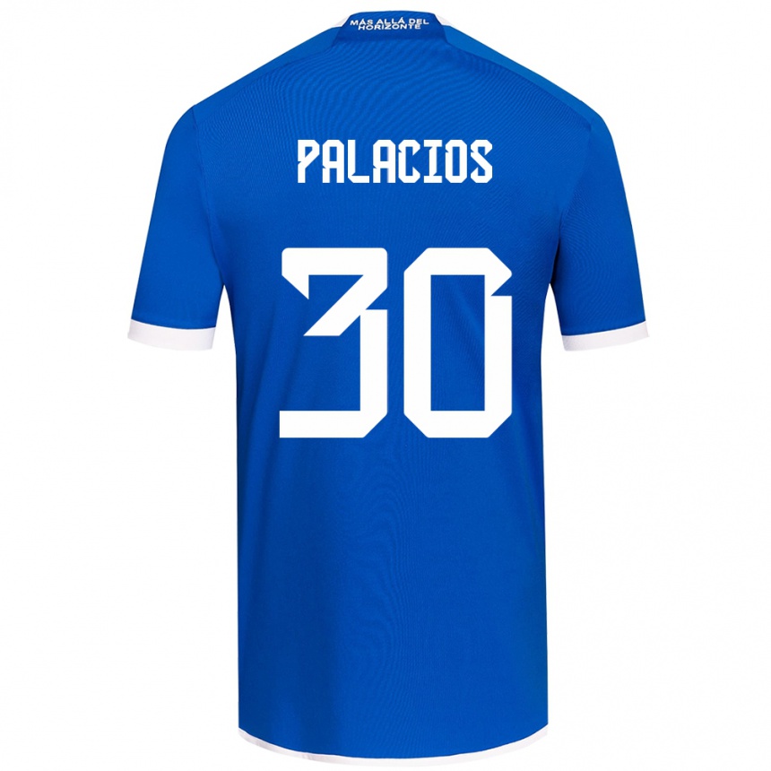 Niño Fútbol Camiseta Cristian Palacios #30 Azul Blanco 1ª Equipación 2024/25 México