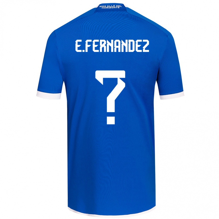 Niño Fútbol Camiseta Enzo Fernández #0 Azul Blanco 1ª Equipación 2024/25 México