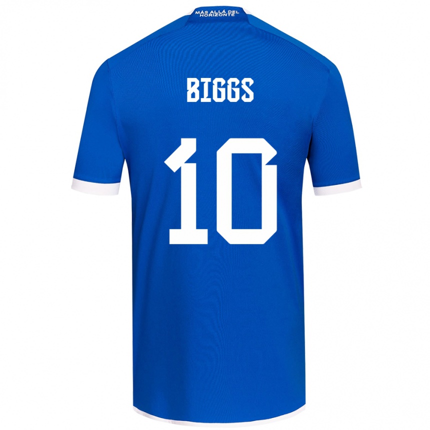 Niño Fútbol Camiseta Nicole Denise Fajre Biggs #10 Azul Blanco 1ª Equipación 2024/25 México