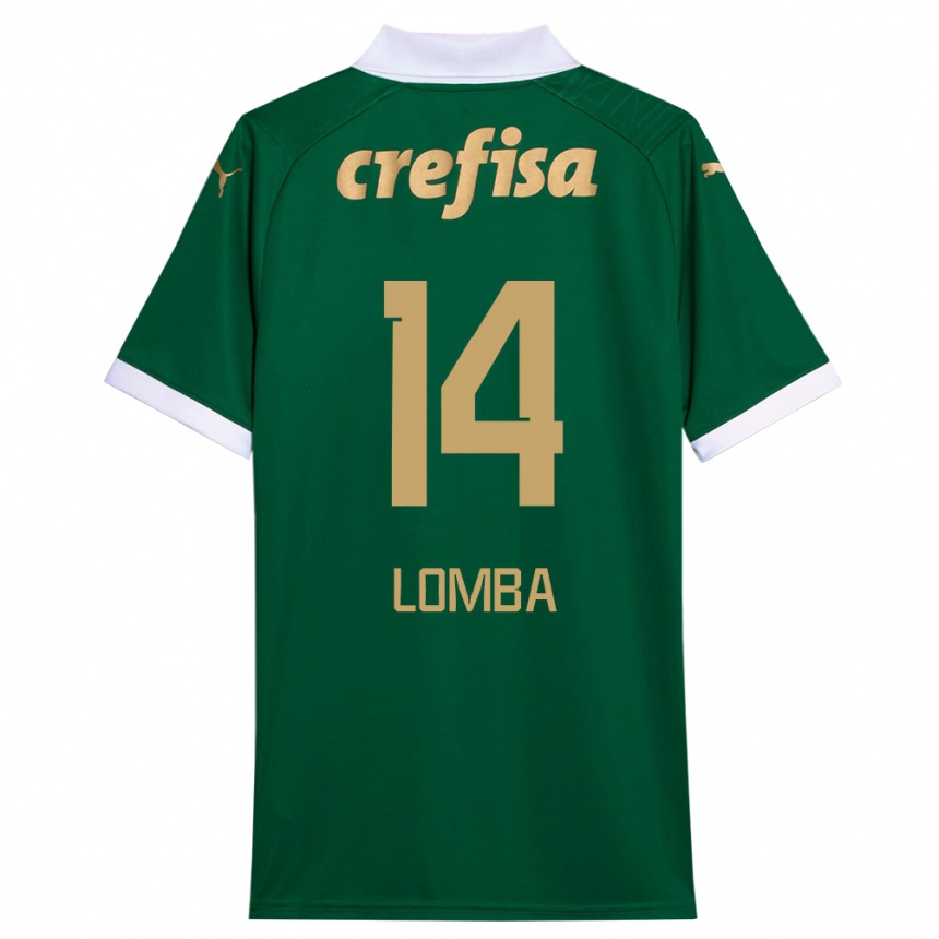 Niño Fútbol Camiseta Marcelo Lomba #14 Verde Blanco 1ª Equipación 2024/25 México