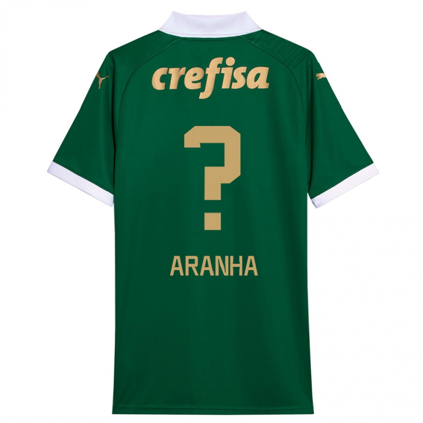 Niño Fútbol Camiseta Aranha #0 Verde Blanco 1ª Equipación 2024/25 México