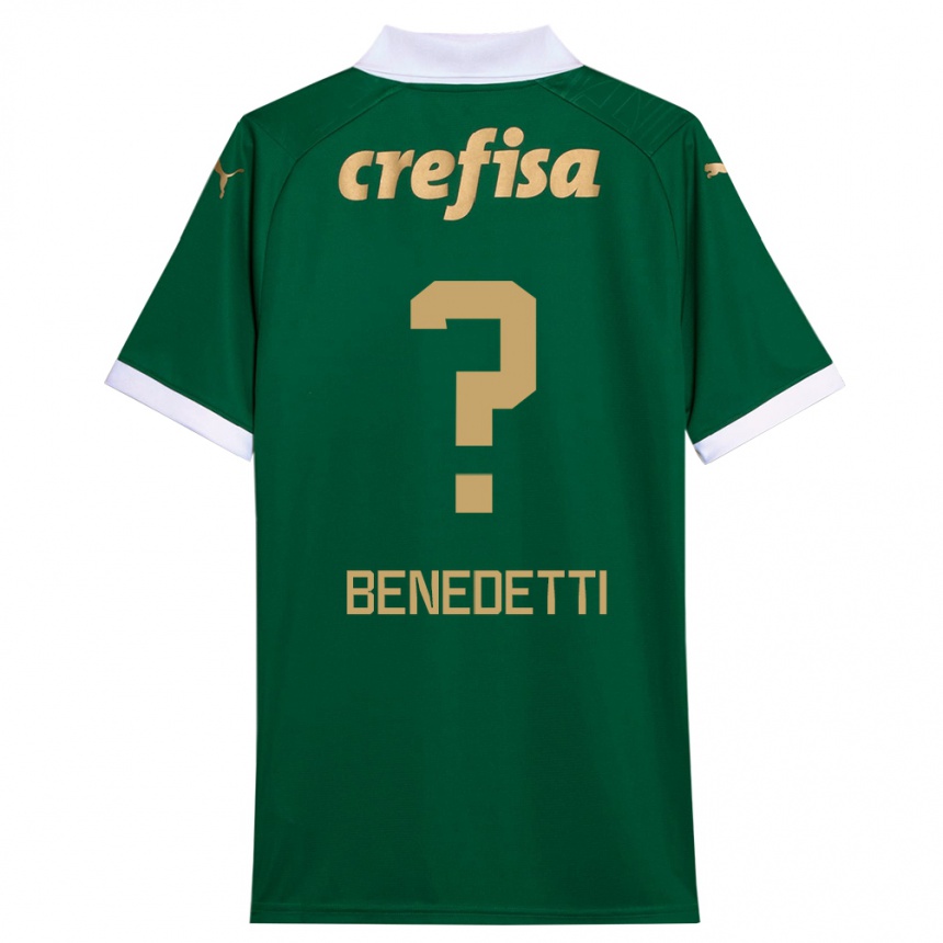 Niño Fútbol Camiseta Luis Benedetti #0 Verde Blanco 1ª Equipación 2024/25 México