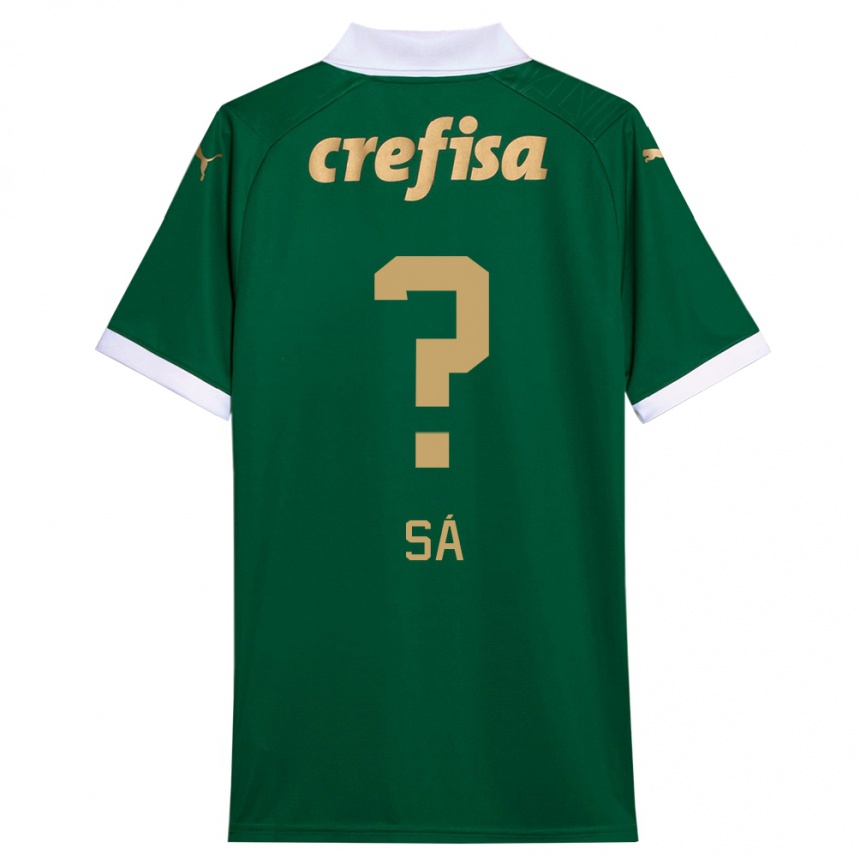 Niño Fútbol Camiseta Luiz Sá #0 Verde Blanco 1ª Equipación 2024/25 México