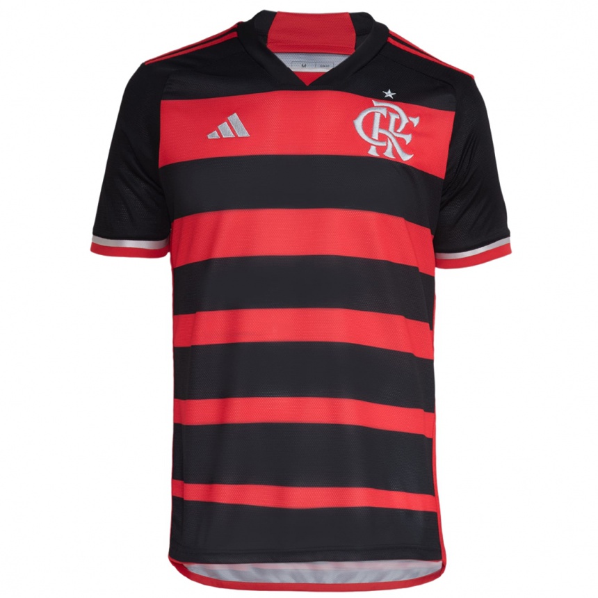 Niño Fútbol Camiseta Agustin Rossi #1 Negro Rojo 1ª Equipación 2024/25 México