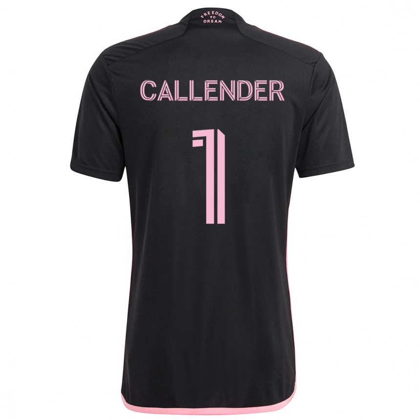 Niño Fútbol Camiseta Drake Callender #1 Negro 2ª Equipación 2024/25 México