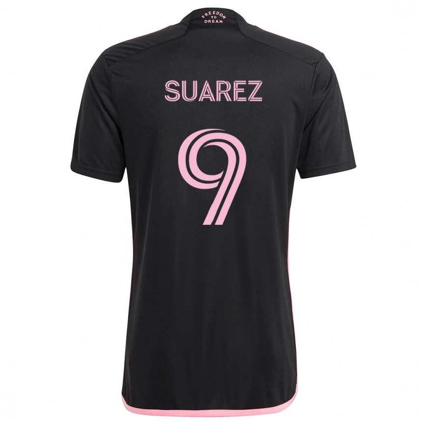 Niño Fútbol Camiseta Luis Suárez #9 Negro 2ª Equipación 2024/25 México