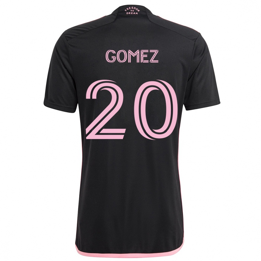 Niño Fútbol Camiseta Diego Gómez #20 Negro 2ª Equipación 2024/25 México